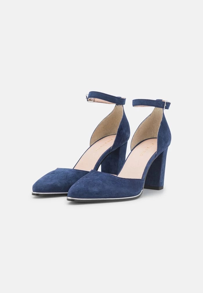 Escarpin ANNA FIELD Anna Field Cuir Bleu Marine Femme | TJN-5708310